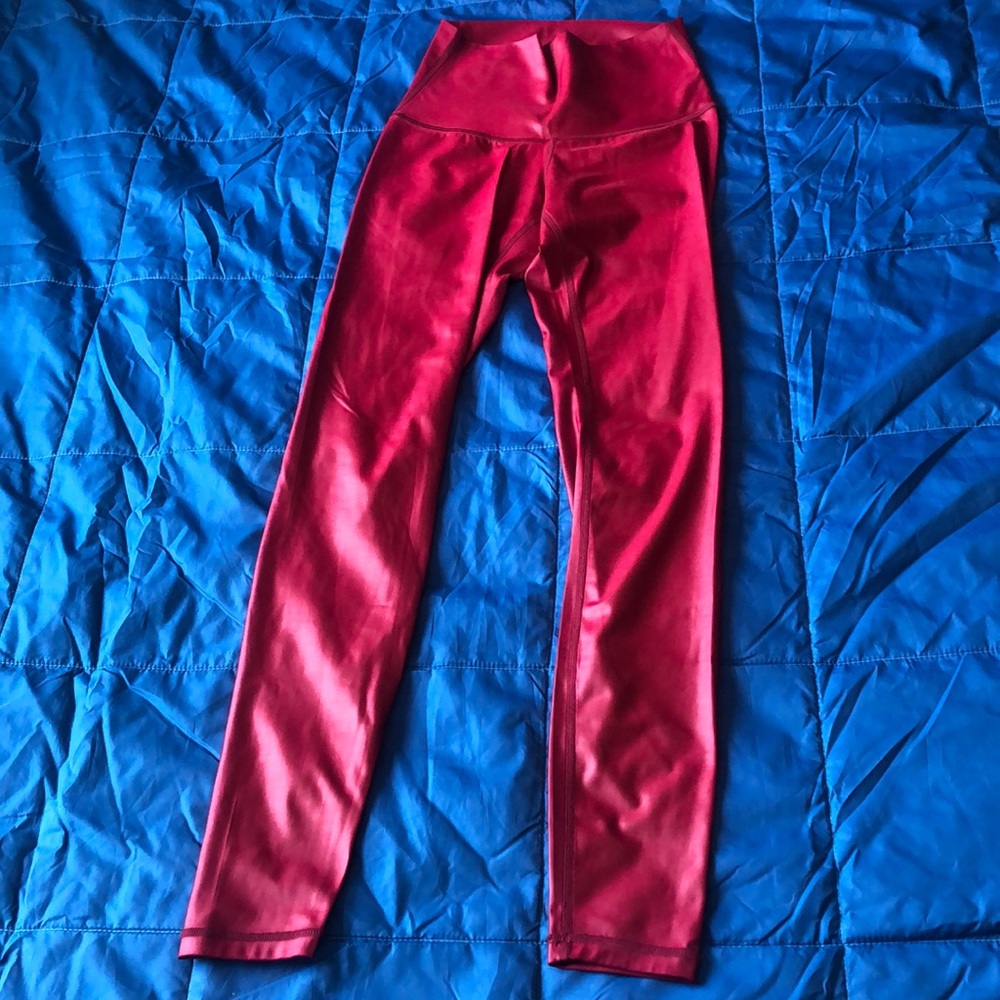 Faux leather legging